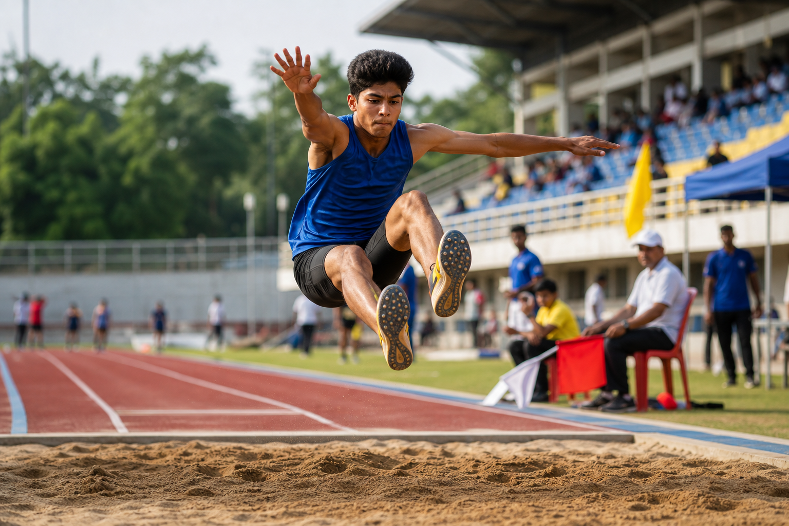 Long Jump Action